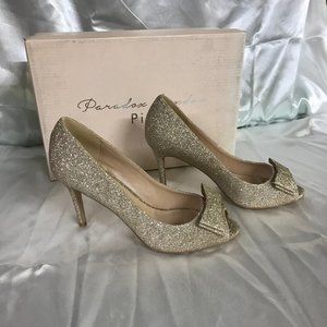 NIB Paradox London Pink Piper Peep Toe Pump